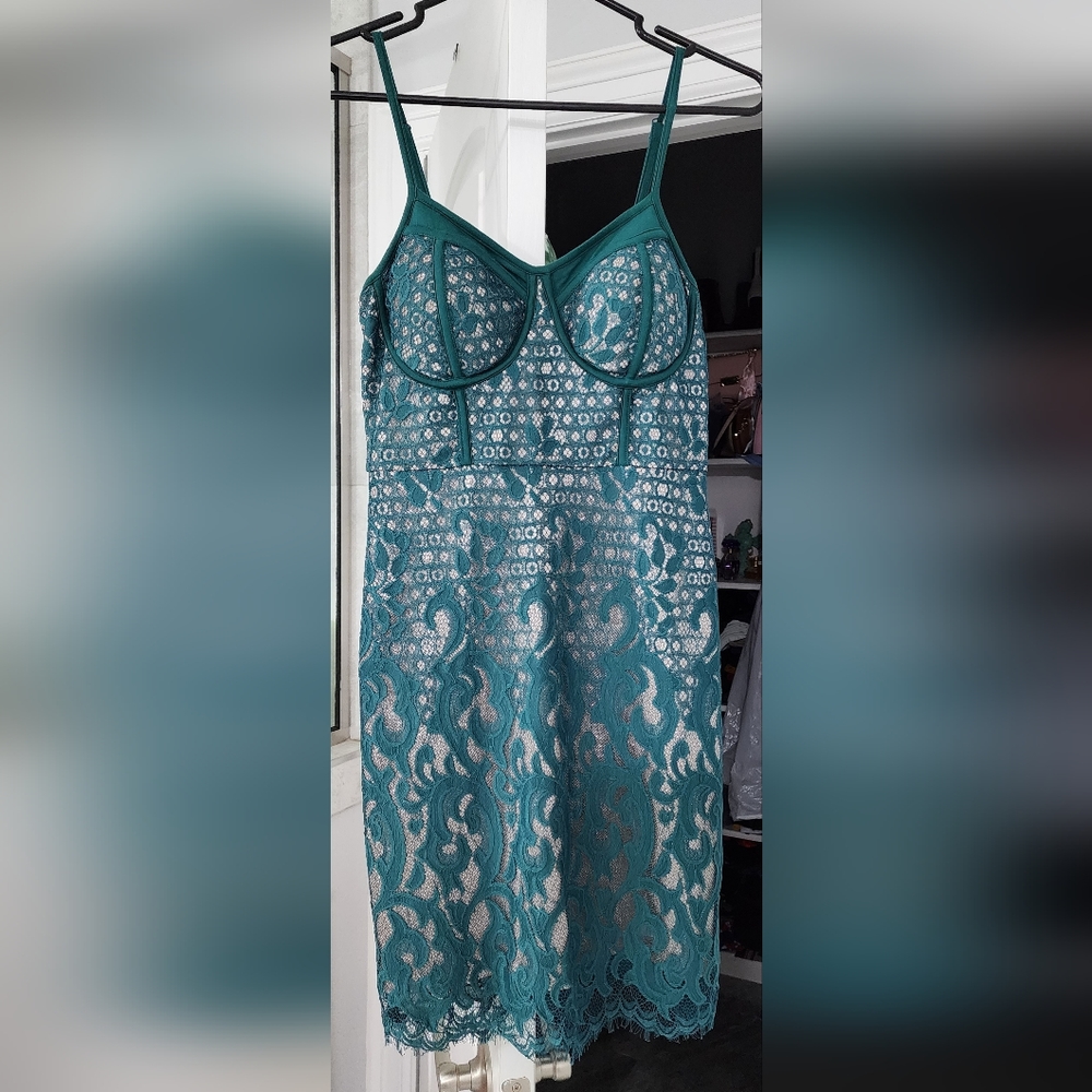 Guess Small Green Dress